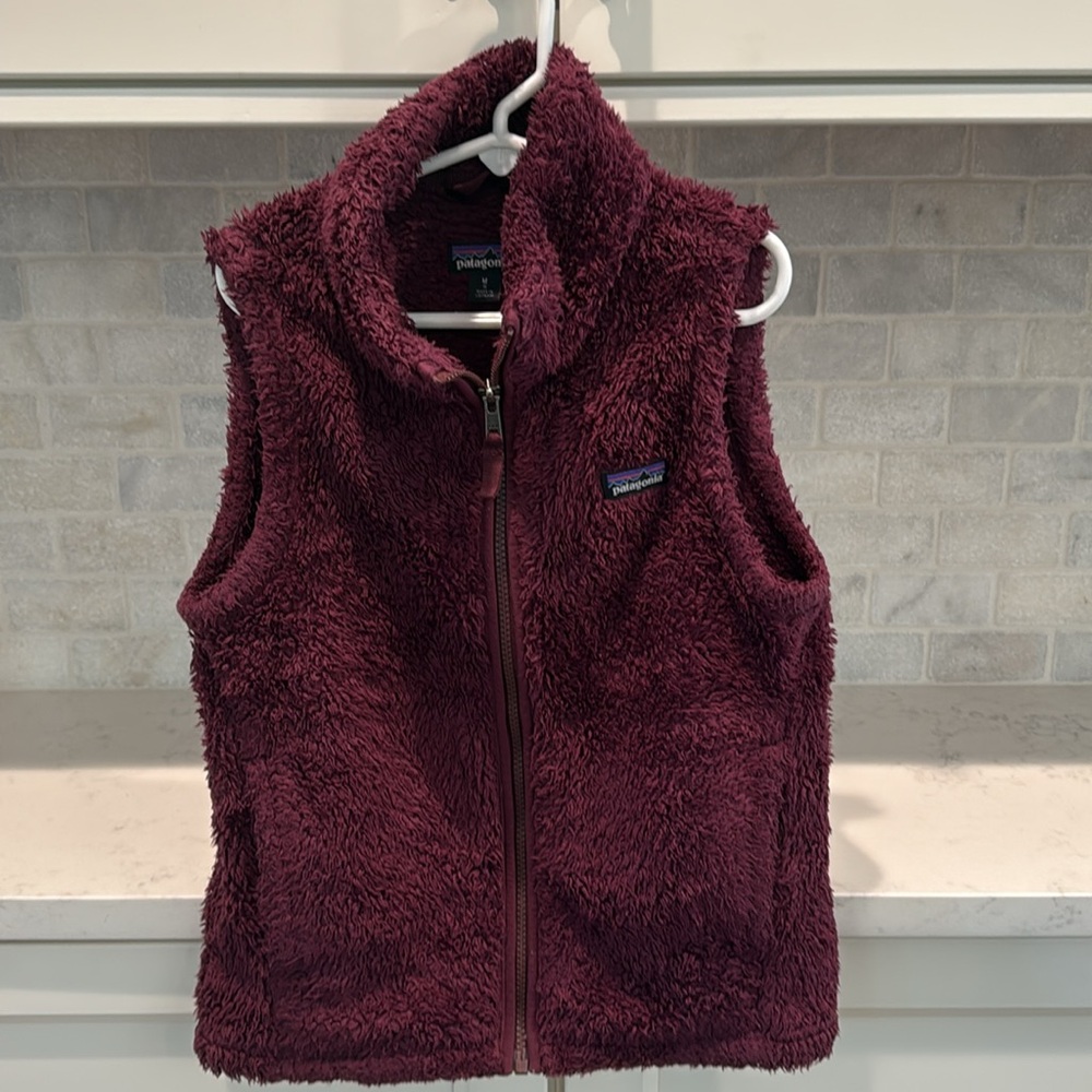 Patagonia Kids Size Medium/10 Fleece Vest - Deep Purplish Color
